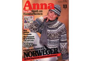 Anna 1983 November Lehrgang: gehkelte Spitzen