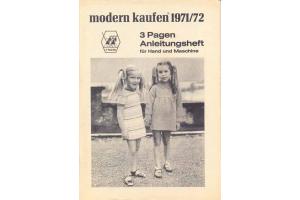 3 Pagen Anleitungsheft 1971/1972