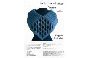 Klppelbrief Schulterwrmer Wave von Petra Tschanter